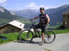 Klasse Sicht auf schweizer Bergwelt