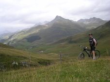 Hoch auf dem Septimerpass - fast geschaft